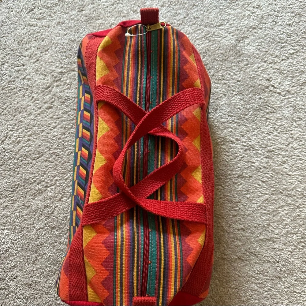 Vintage Geometric Duffel Bag